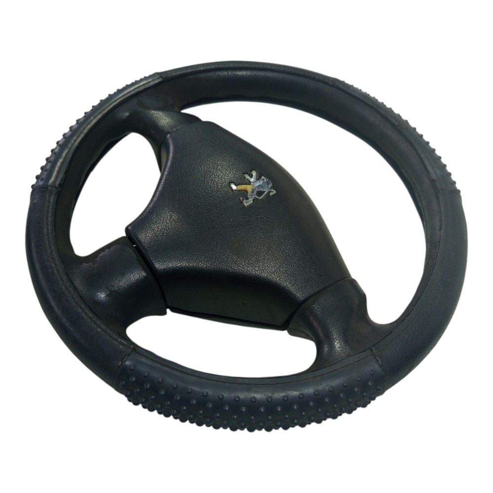 Volante Direção Peugeot 206 2000 2001 2002 2003 2004 A 2008 Preto 8