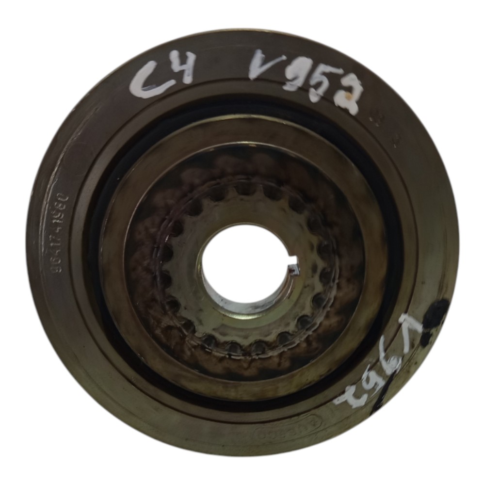 Polia virabrequim Citroen C4 picasso 2.0 2009 a 2014 2