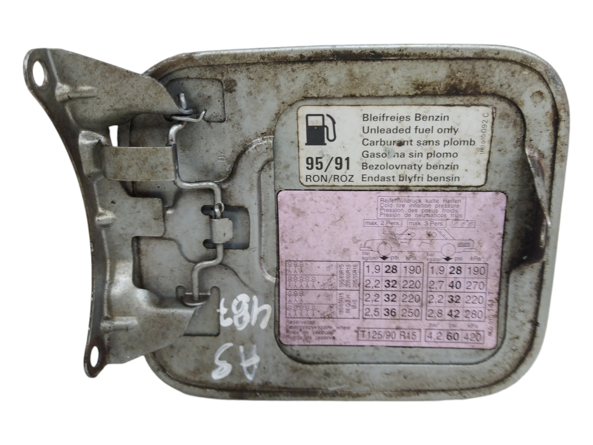 Portinhola Tampa Tanque Combustível Audi A3 8l 1997 A 2006 6