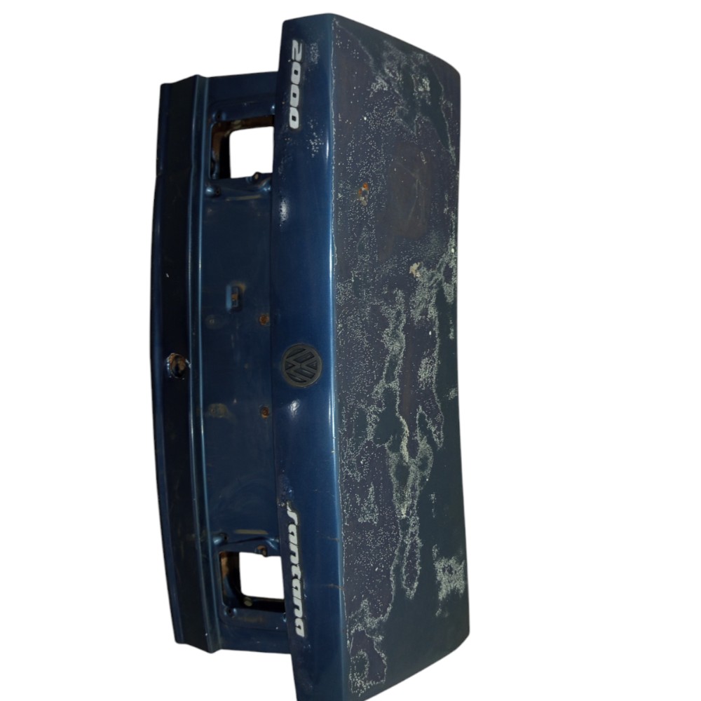 Capo Tampa Traseira Porta Malas Vw Santana 1990 1991 A 2006 Azul 8