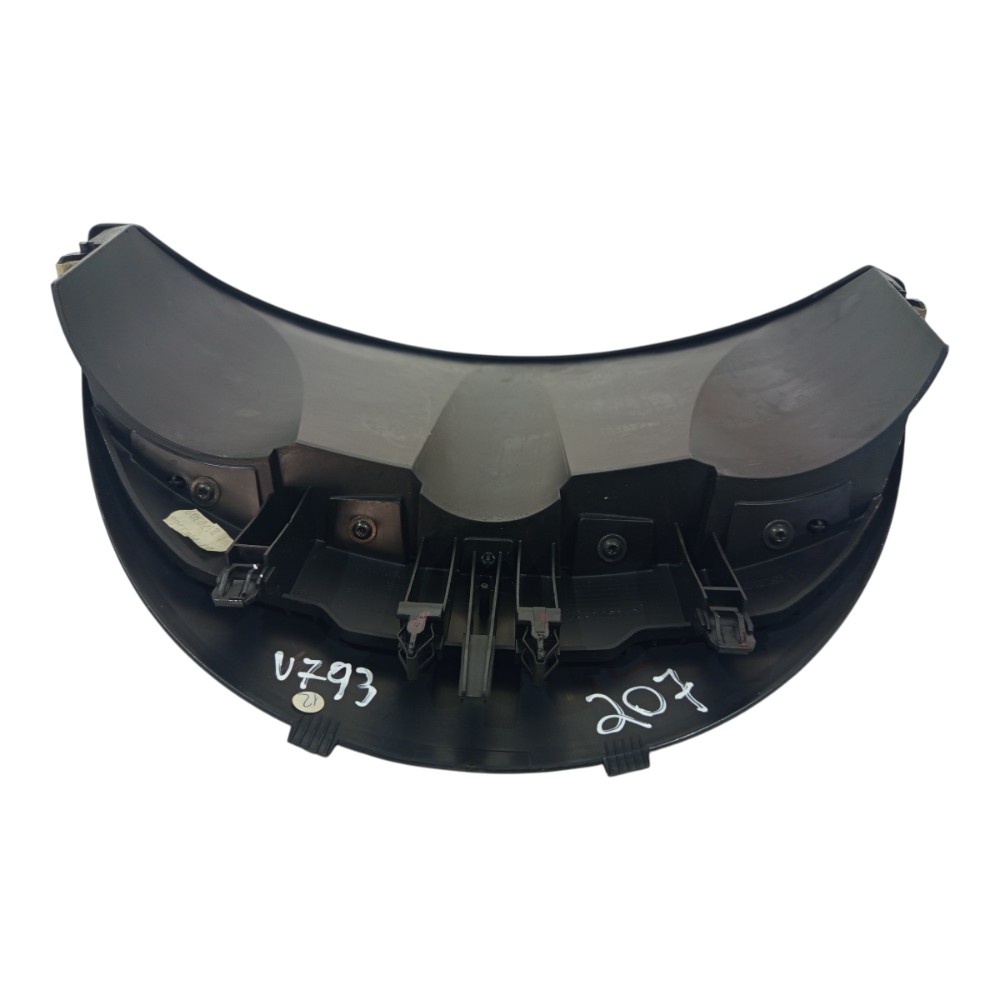 Moldura Painel Instrumentos Peugeot 206 207 2008 2009 A 2013 Preto 7