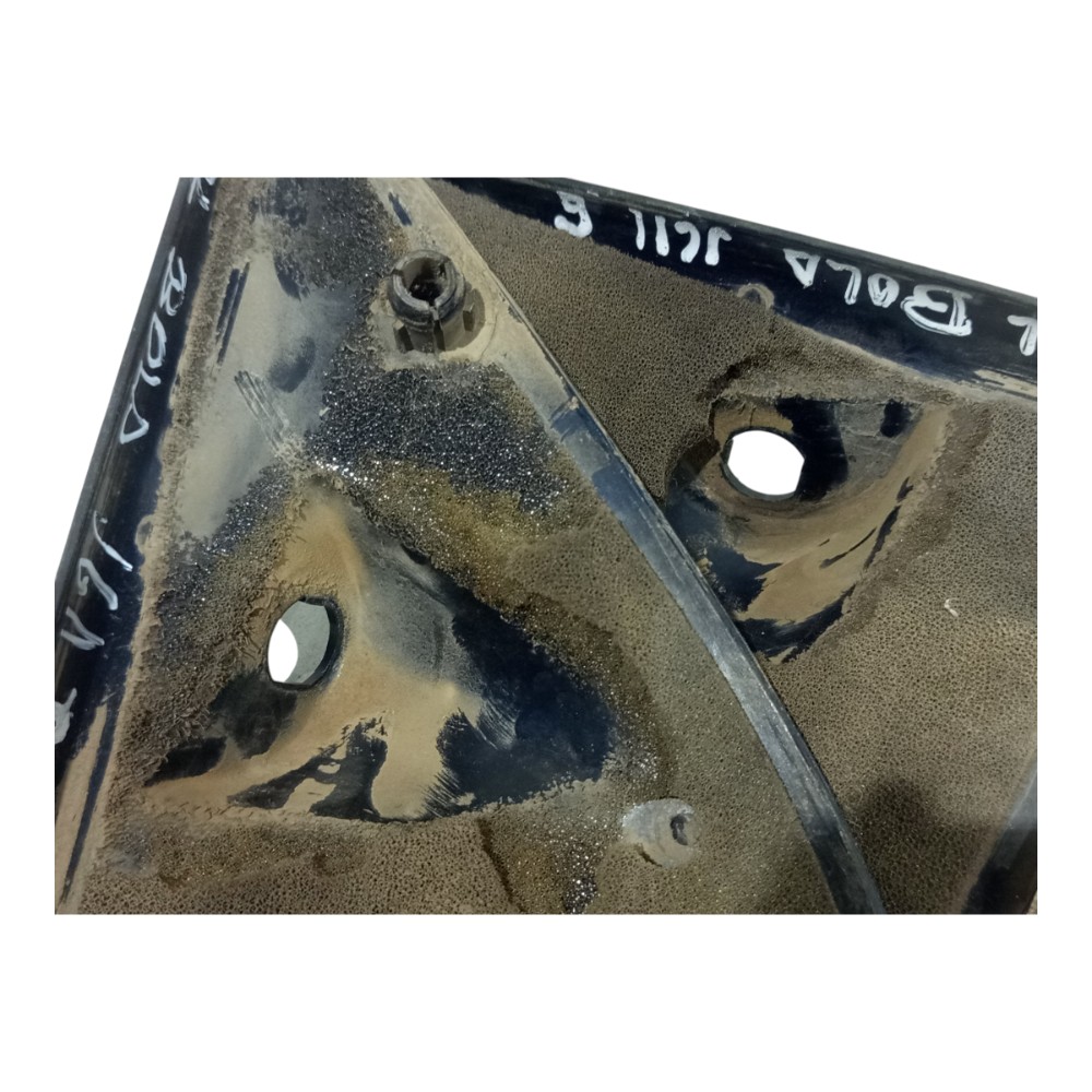 Par Moldura Interna Retrovisor Vw Gol 1995 1996 1997 A 2005 Preto 7