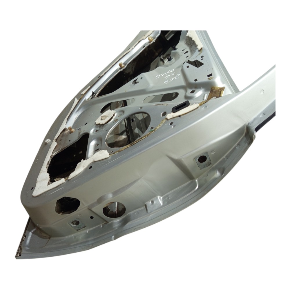 Porta Prata Traseira Esquerda Peugeot 206 2001 2002 A 2010 Traseira Esquerda Prateado 6