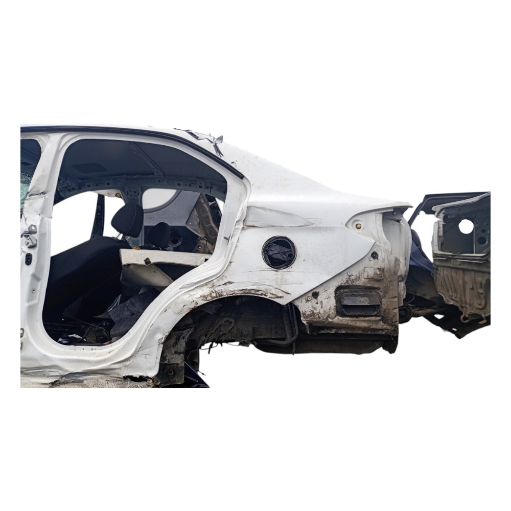 Recorte Lateral Esquerdo Lata Ford Ka 2014 A 2021 Branco 2