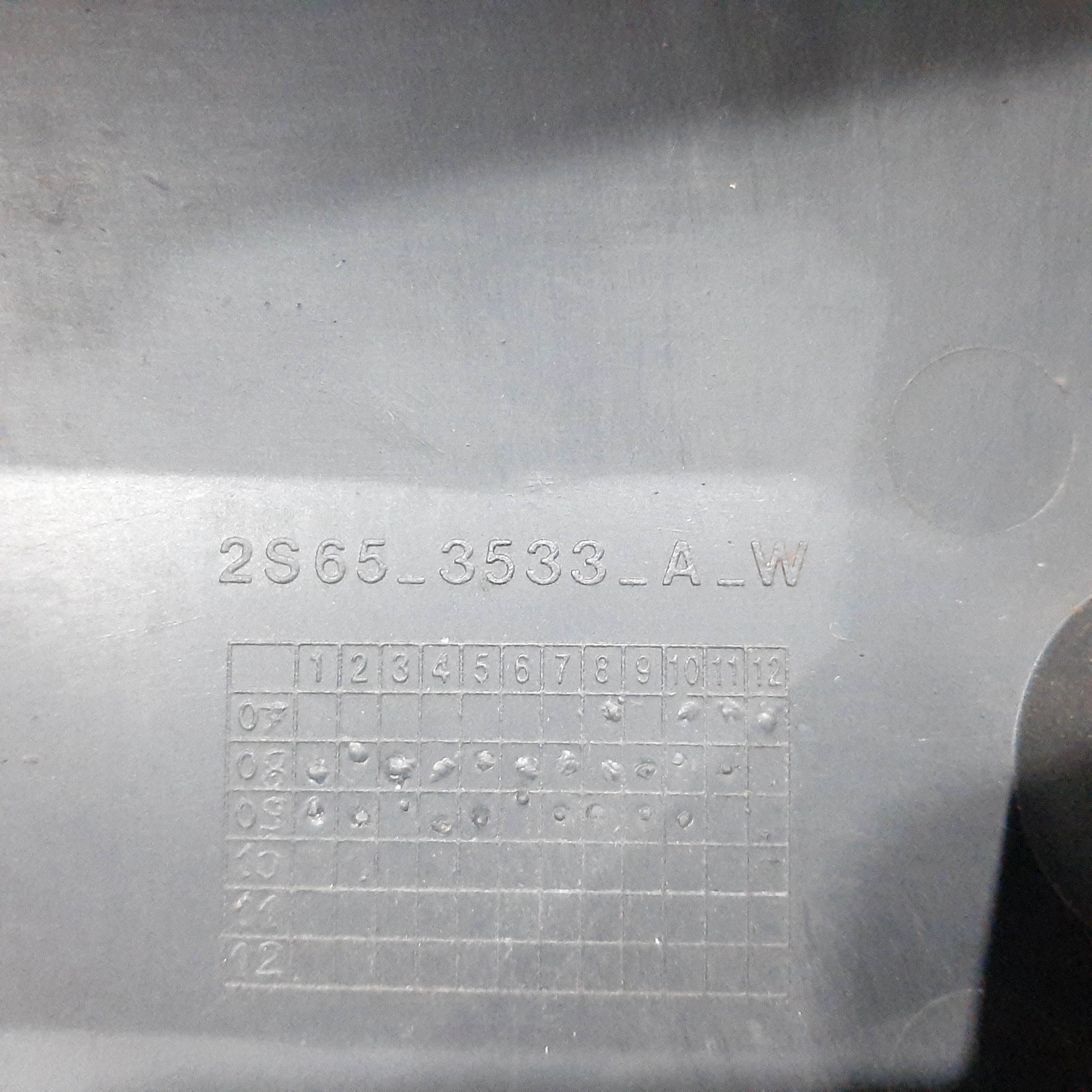 Moldura Inferior Chave Seta Ford Ka 2008 A 2013 C/ Avaria 7