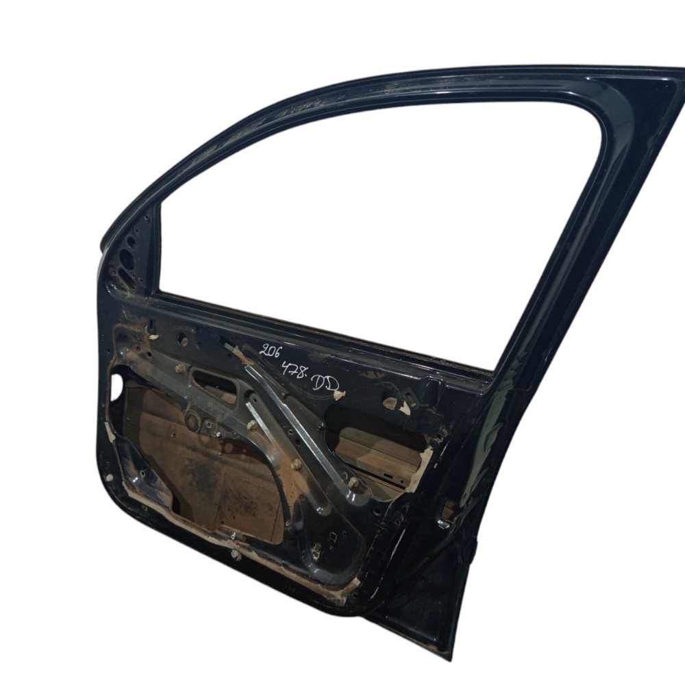 Porta Dianteira Direita Peugeot 206 207 2003 A 2008 Dianteira Direito Preto 6