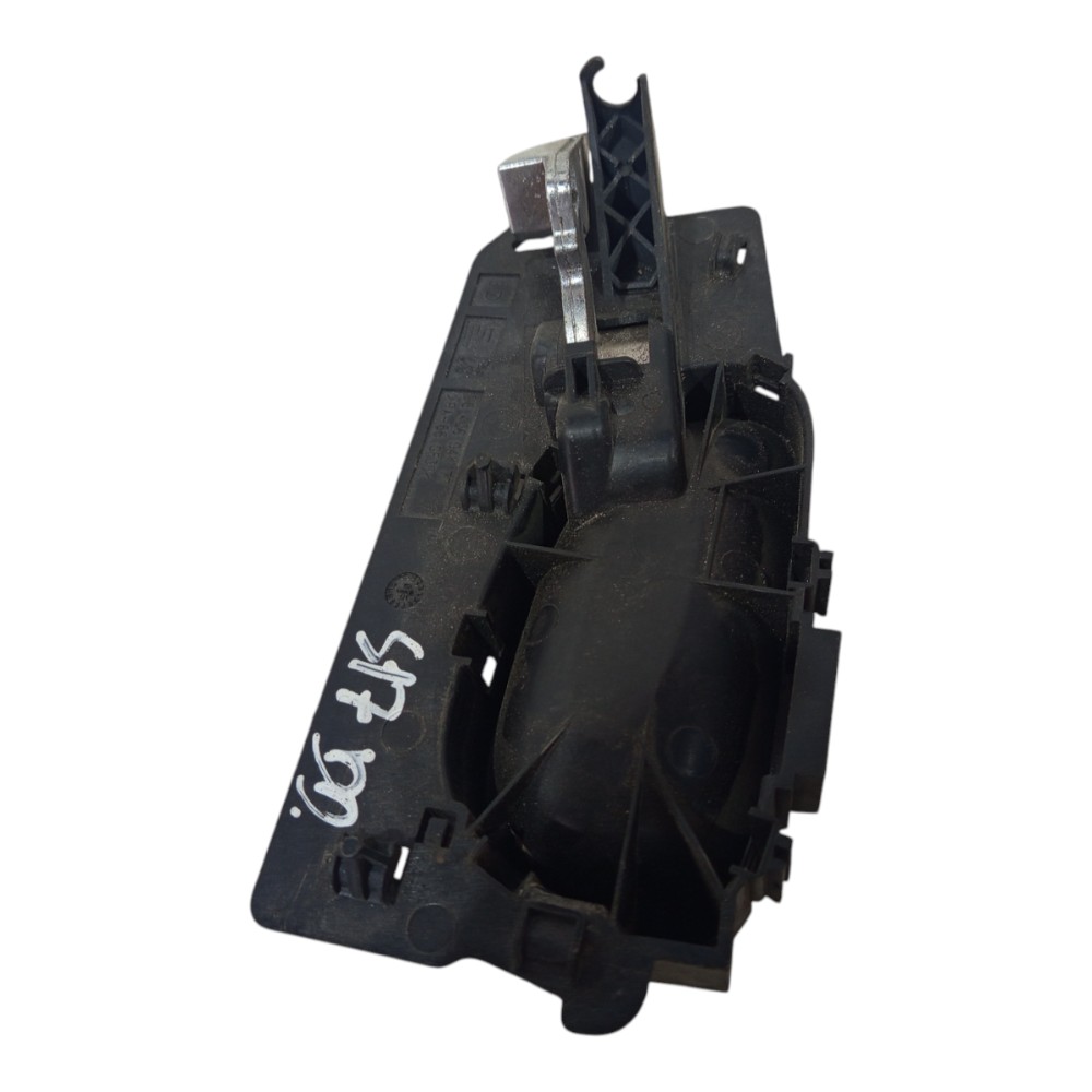 Macaneta Interna Traseiro Peugeot 307 2007 2008 A 2013 Preto E Cromado Dianteira 3