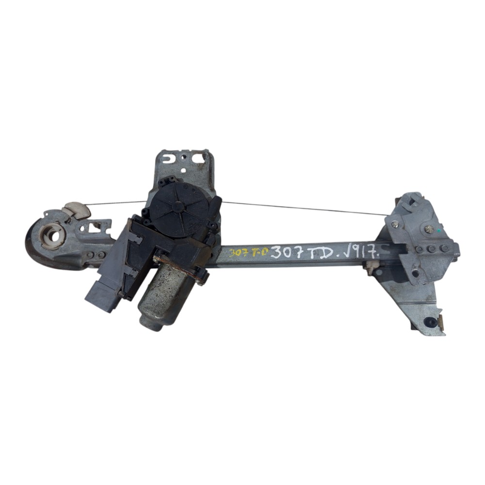 Maquina Vidro Traseiro Direito Peugeot 307 2005 2006 A 2012 Prata 1