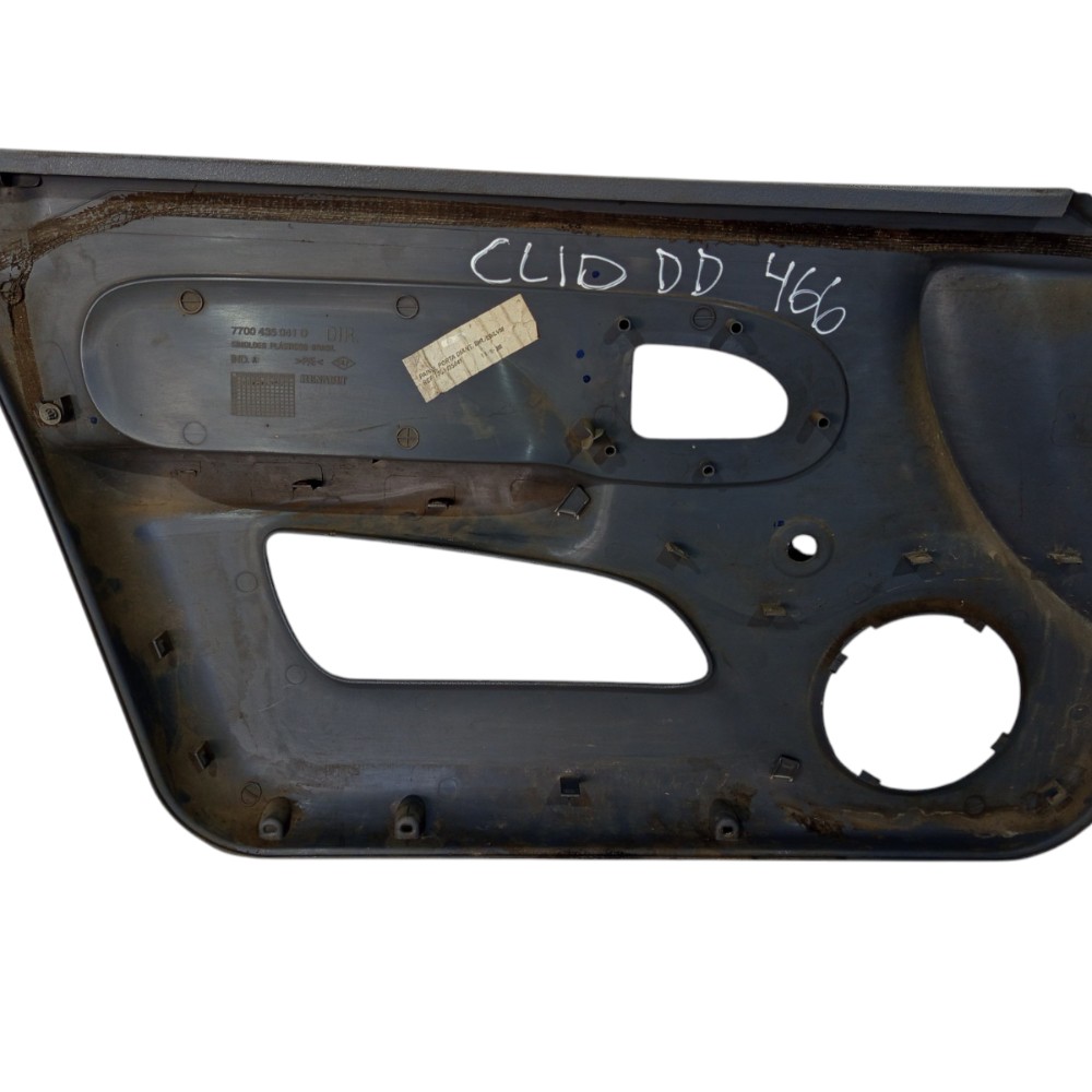 Forro Porta Dianteira Direita Renault Clio 2000 2001 A 2012 Preto 4