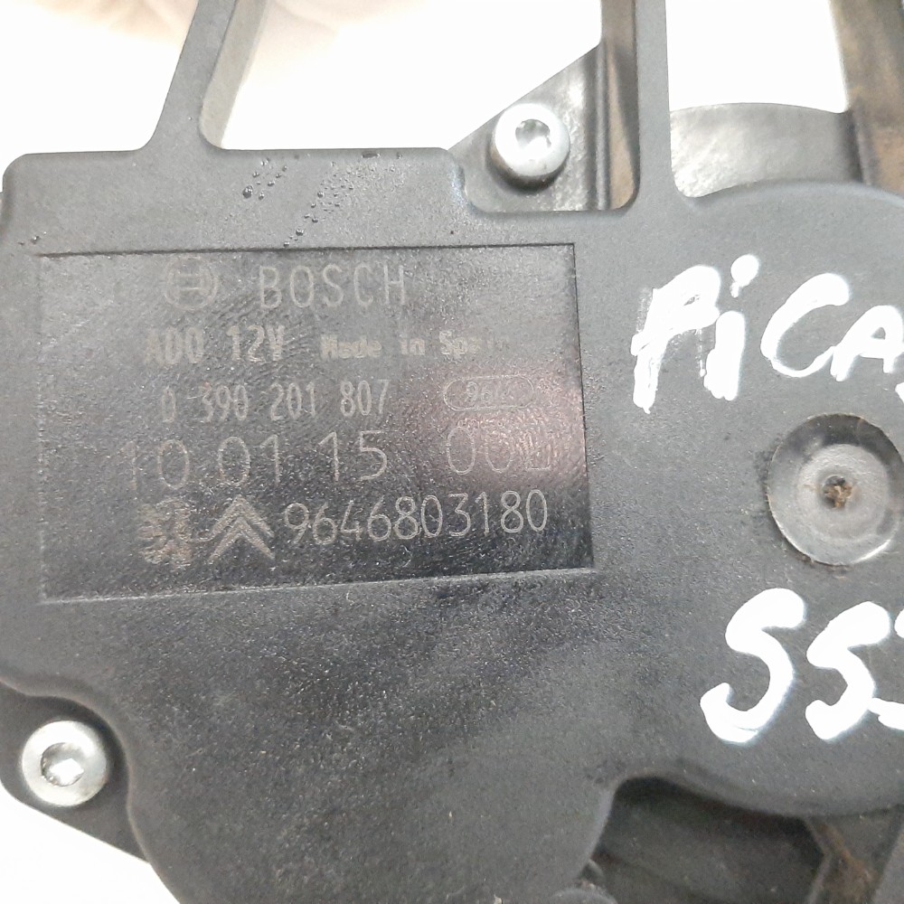Motor Limpador Vidro Traseiro Citroen C4 Picasso 2009 A 2014 7