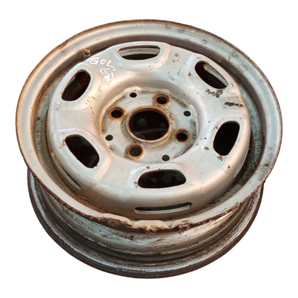 Roda avulsa Volkswagen gol aro 13 ferro 4×100 g1 g2