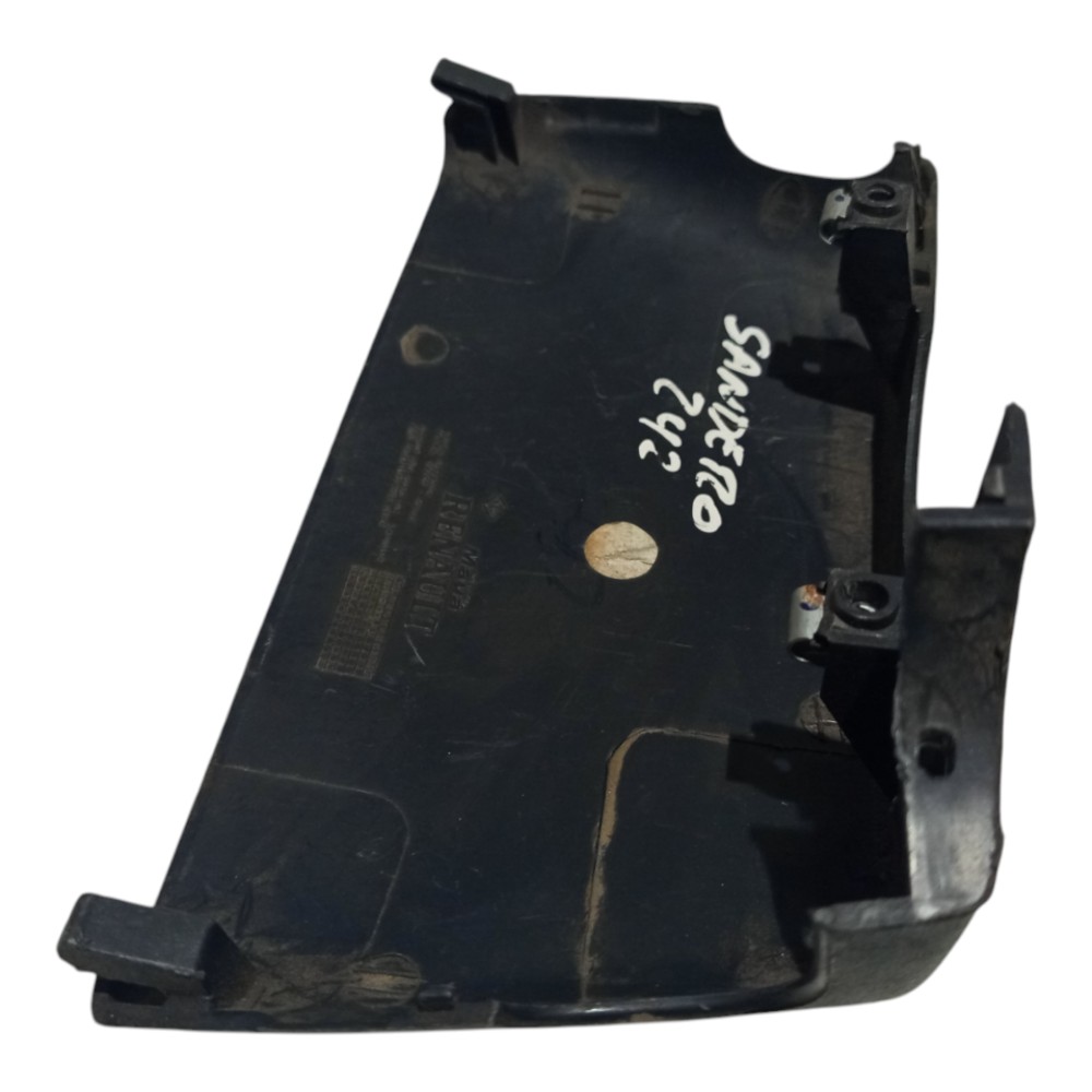 Capa Moldura Chave Seta Direção Renault Sandero 2012 A 2015 Preto 9