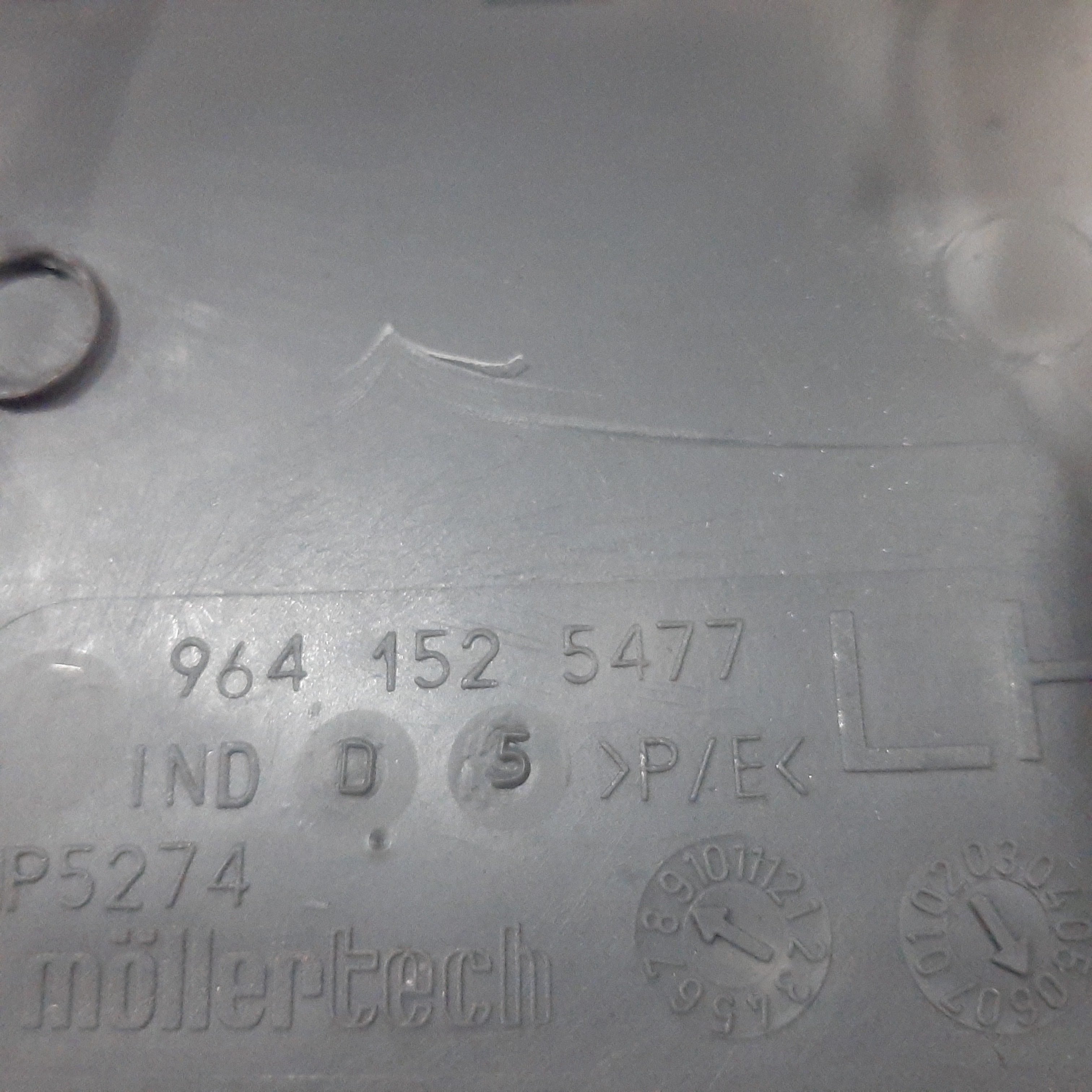 Suporte Esquerdo Bagagito Peugeot 206 Sw 1999 2000 A 2010 7