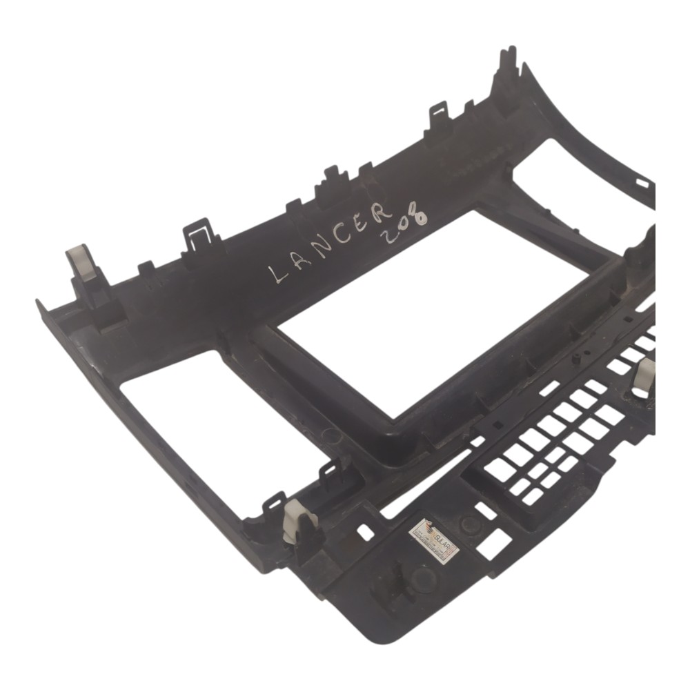 Moldura Central Multimídia Mitsubishi Lancer Gt 2012 A 2014 Preto 5