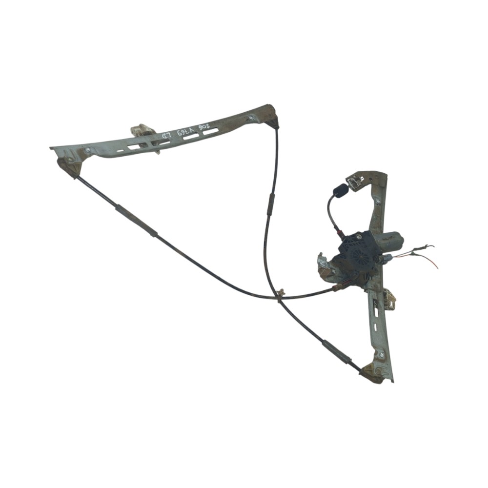 Maquina Vidro Lado Direito Peugeot 206 1.0 16v 2001 A 2008 7