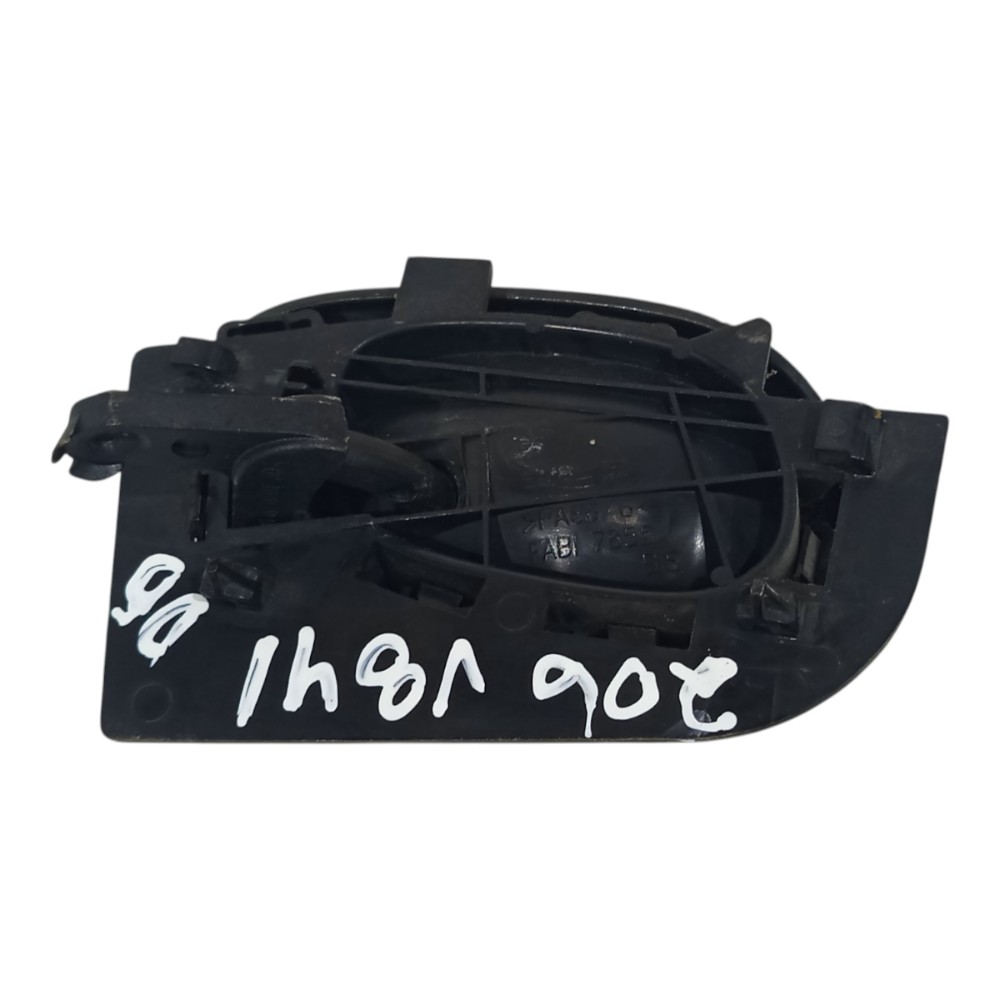 Maçaneta Interna Dianteira Direita Peugeot 206 2001 A 2012 Preto Dianteira 7
