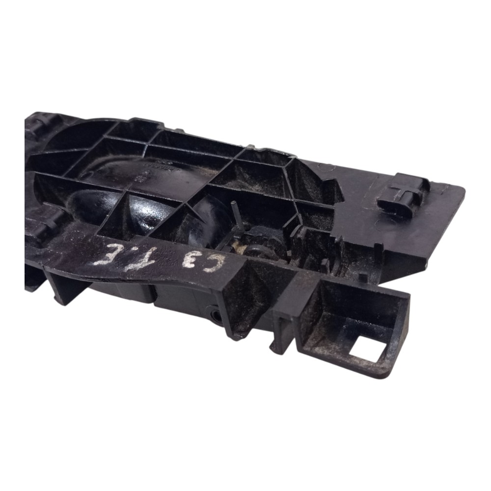 Moldura Maçaneta Interna Traseiro Le Citroen C3 2013 A 2019 Preto 4