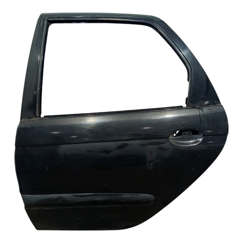 Porta Preta Traseira Esquerda Renault Scenic 2000 01 A 2012  Traseira Direira Preto 1