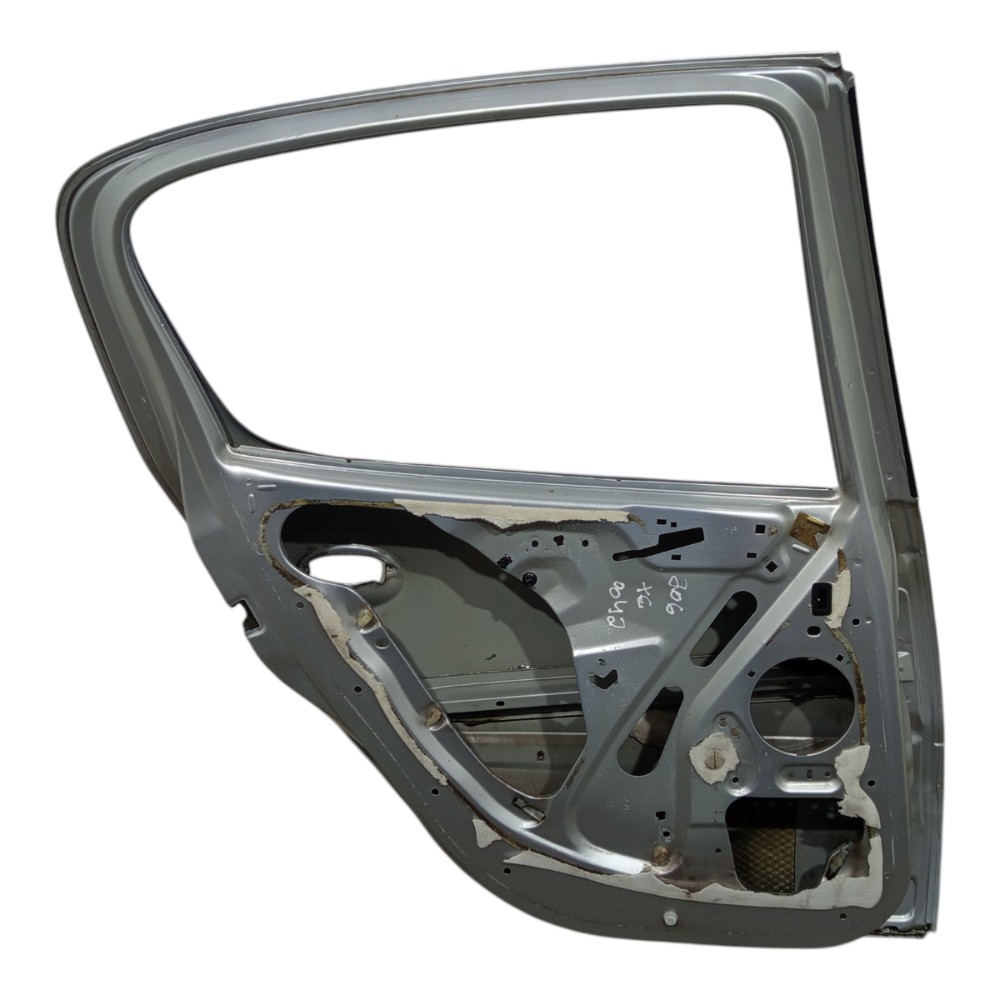 Porta Prata Traseira Esquerda Peugeot 206 2001 2002 A 2010 Traseira Esquerda Prateado 8