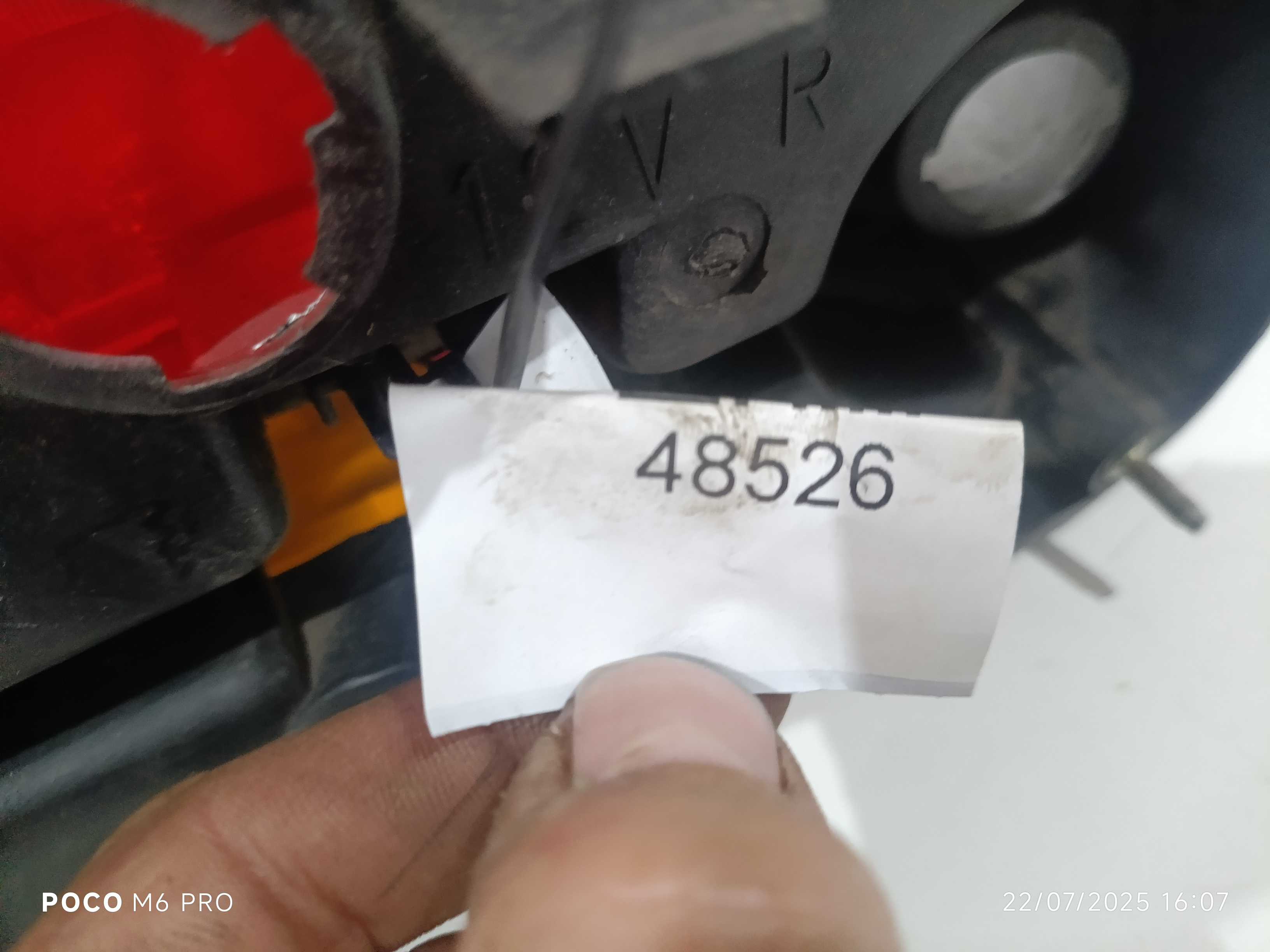 Lanterna Traseira Direita Hyundai Accent 1995 1996 A 1999 Direito/passageiro Vermelho 7