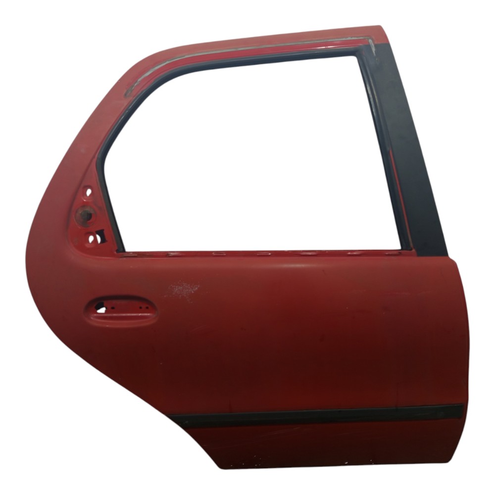Porta Verrmelho Traseira Direito Fiat Palio 1998 1999 A 2004 Vermelho 4