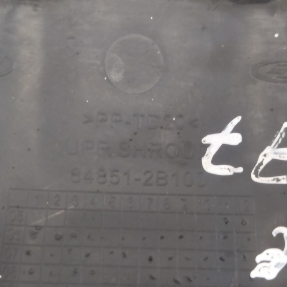 Moldura Superior Volante Hyundai Santa Fé 2006 2007 A 2013 7