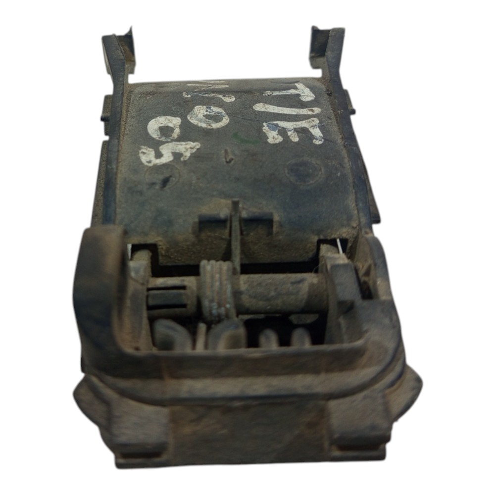 Maçaneta Interna Traseira Esq Fiat Uno 1995 1996 1997 A 2000 Preto Traseira 3