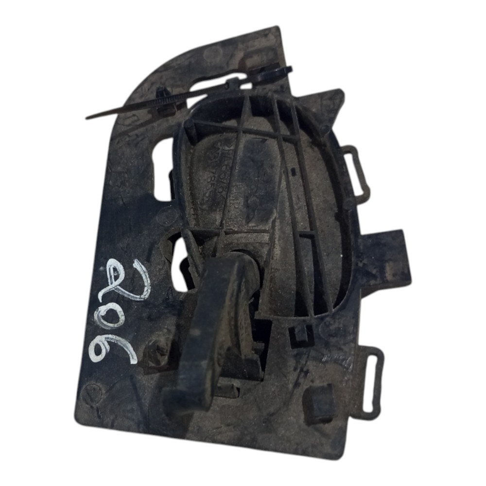 Maçaneta Interna Traseiro Peugeot 206 2001 2002 A 2011 Preto Dianteira 4