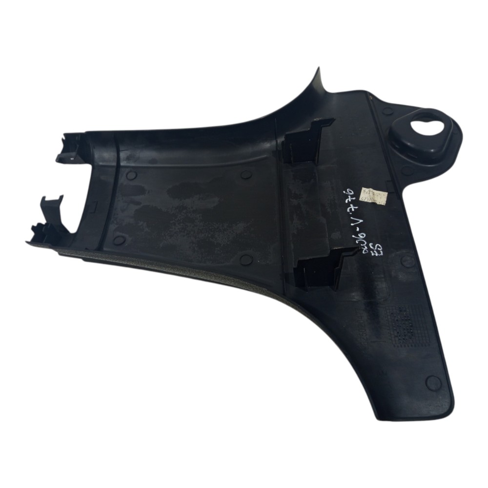 Acabamento Interno Coluna Moldura 206 Peugeot 2006 2007 2008 Preto 7