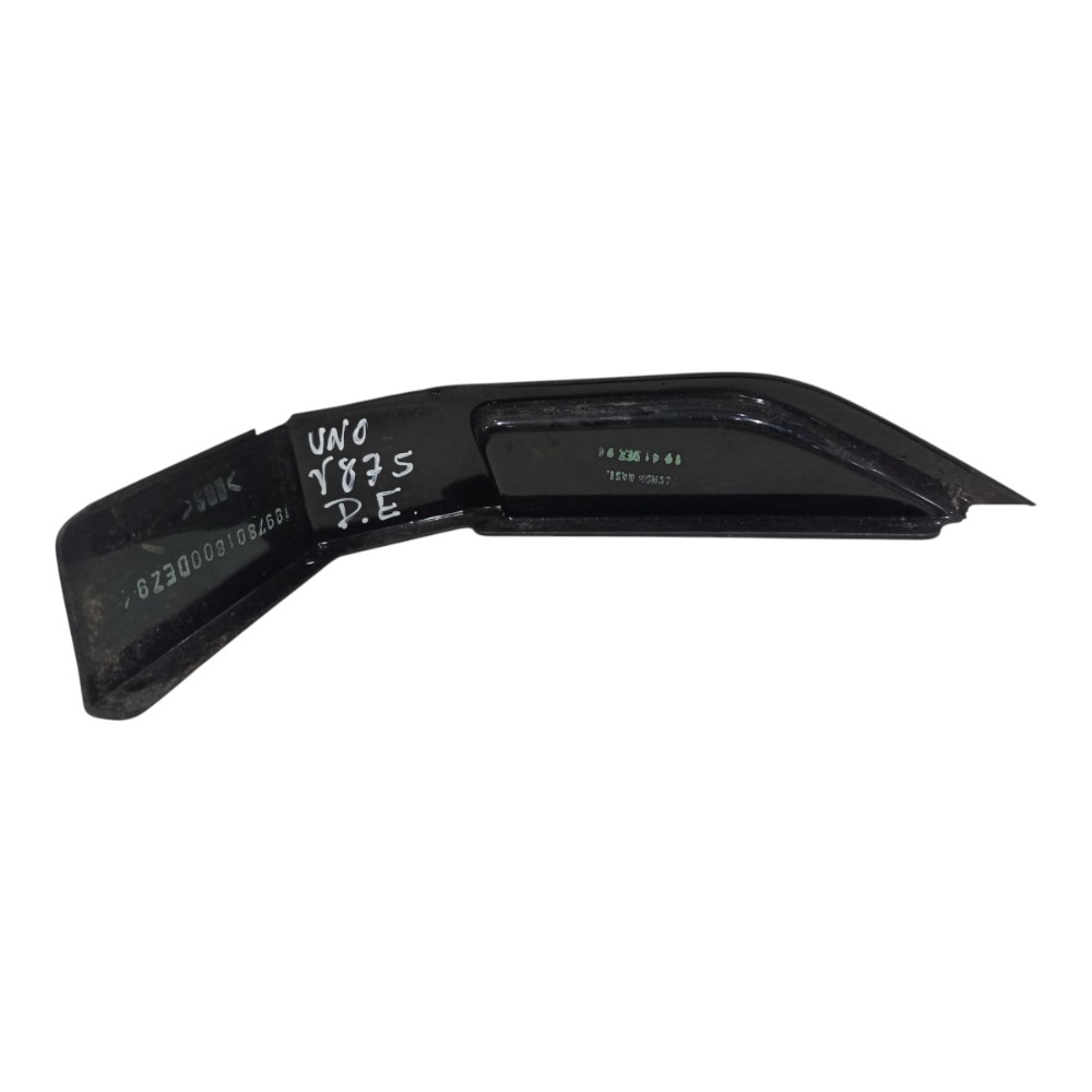 Moldura Acabamento Lado Direito Fiat Uno 1996 1997 1998 1999 Preto 3