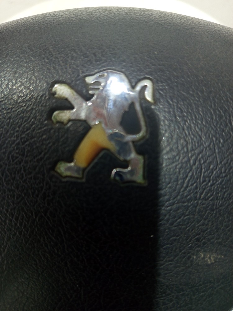 Volante Direção Peugeot 206 2000 2001 2002 2003 2004 A 2008 Preto 6