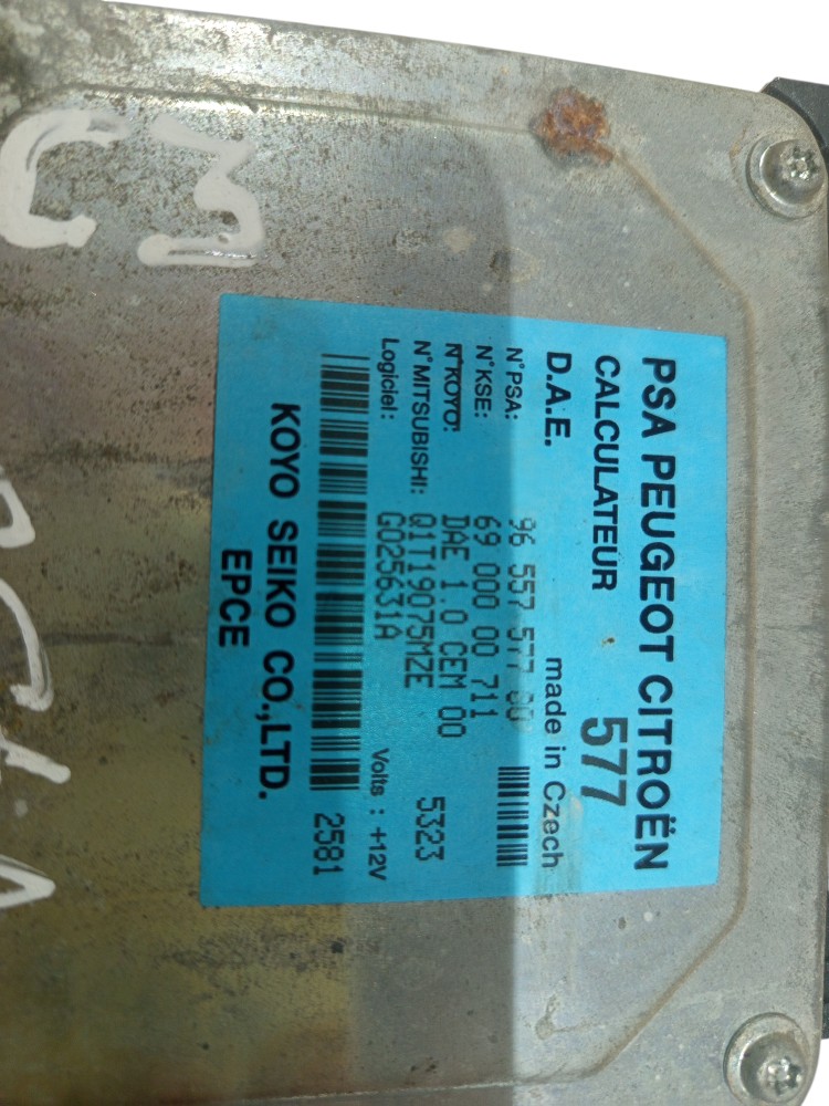 Módulo Conforto Citroen C3 1.4 9655755780 2003 2004 A 2012 5