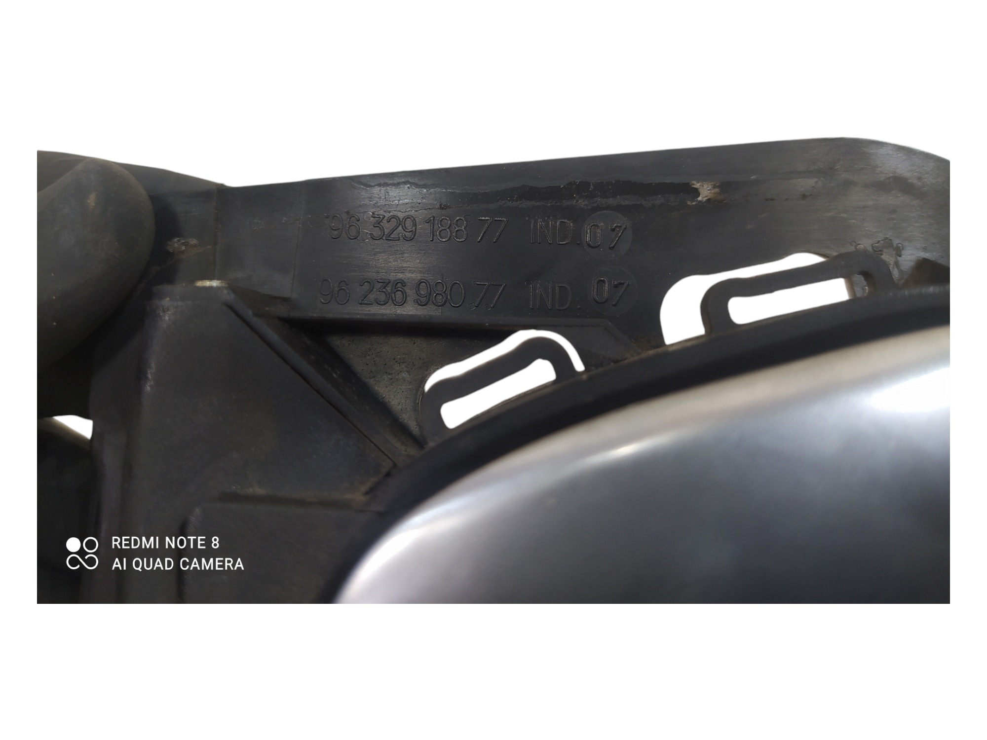 Maçaneta Interna Traseira Direita Peugeot 206 1999 A 2010 6