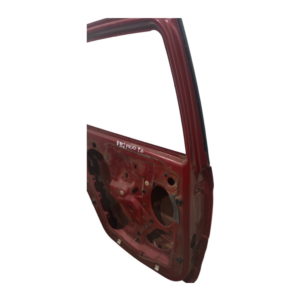 Porta Traseira Esquerda Ford Focus 2.0 16v 2001 A 2007 Traseira Esquerdo Vermelho 2