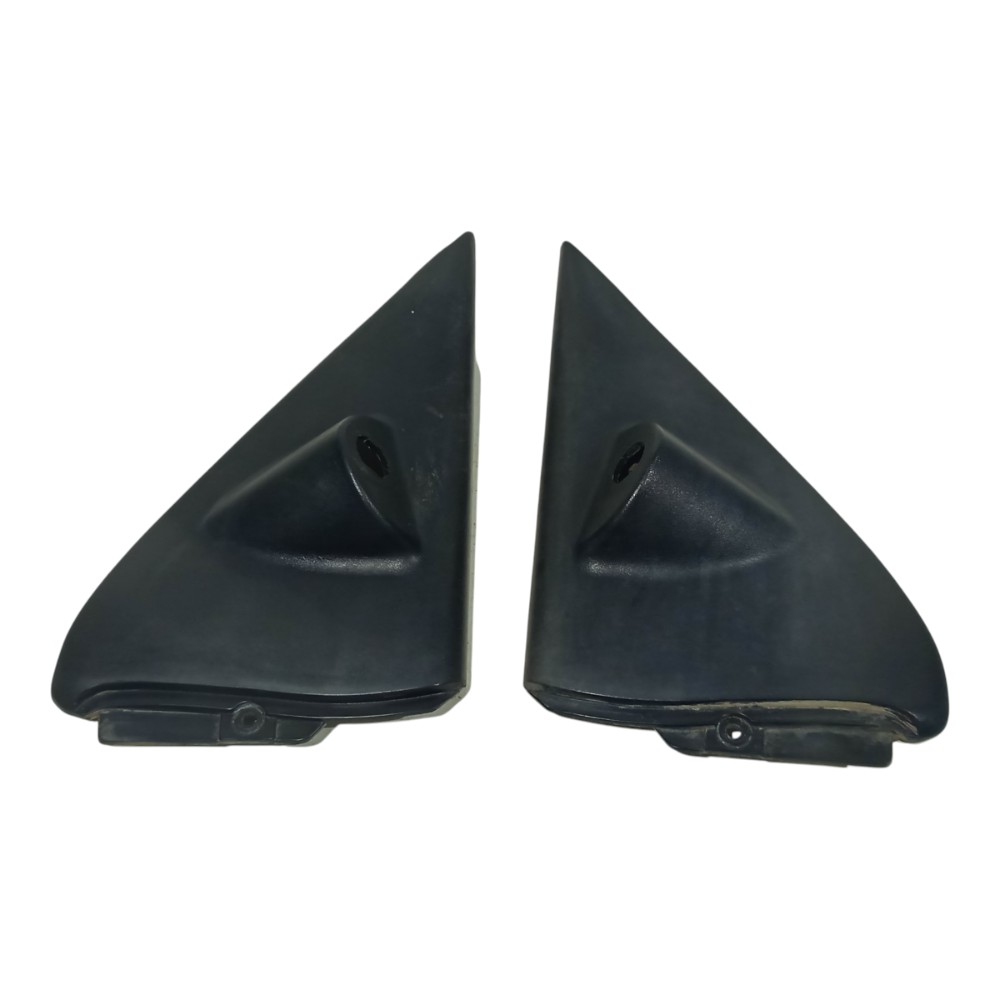 Par Moldura Interna Retrovisor Vw Gol 1995 1996 1997 A 2005 Preto 8