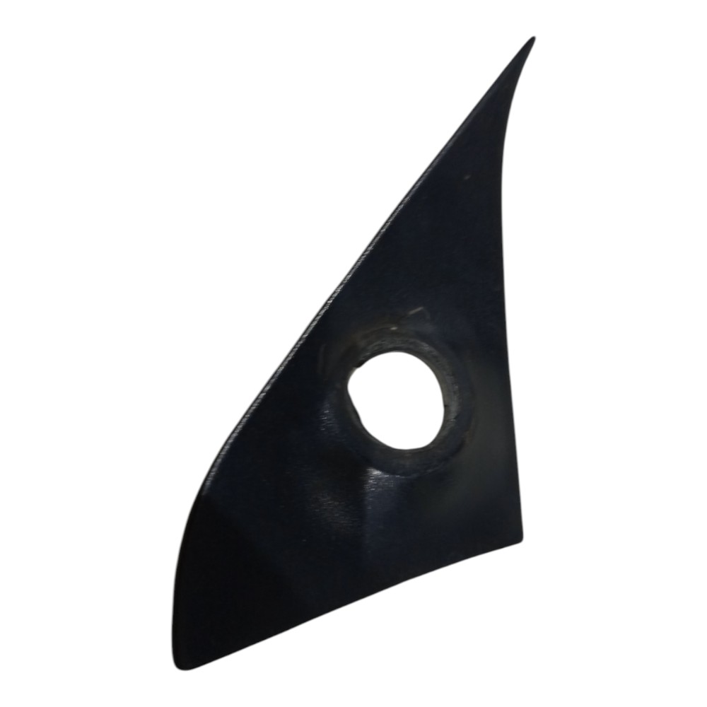 Moldura Interna Retrovisor Direit Fiat Uno 1991 1992 A 2000 Preto 6
