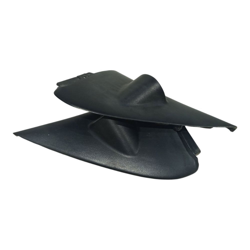 Par Moldura Interna Retrovisor Vw Gol 1995 1996 1997 A 2005 Preto 4