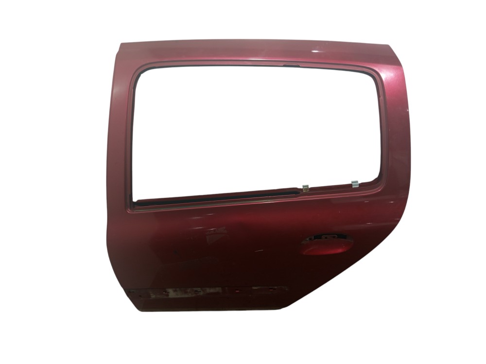Porta Traseira Esquerda Renault Clio 2000 A 2001 Usado  Traseira Esquerdo Vermelha 3