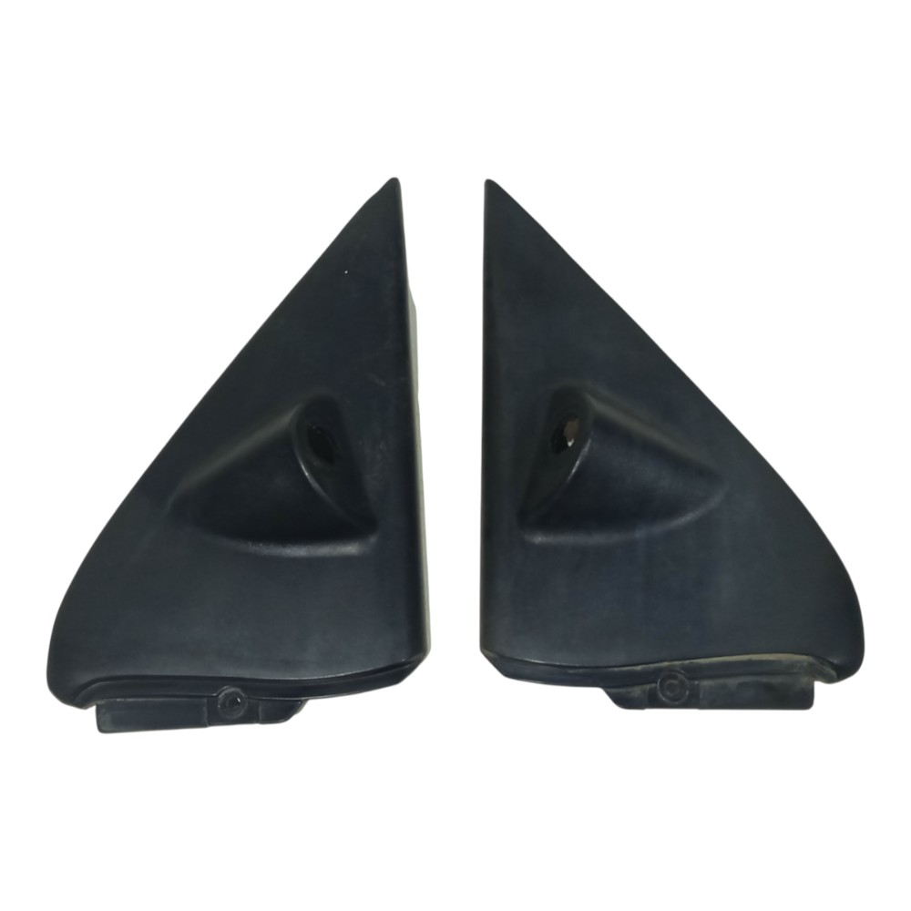 Par Moldura Interna Retrovisor Vw Gol 1995 1996 1997 A 2005 Preto 1