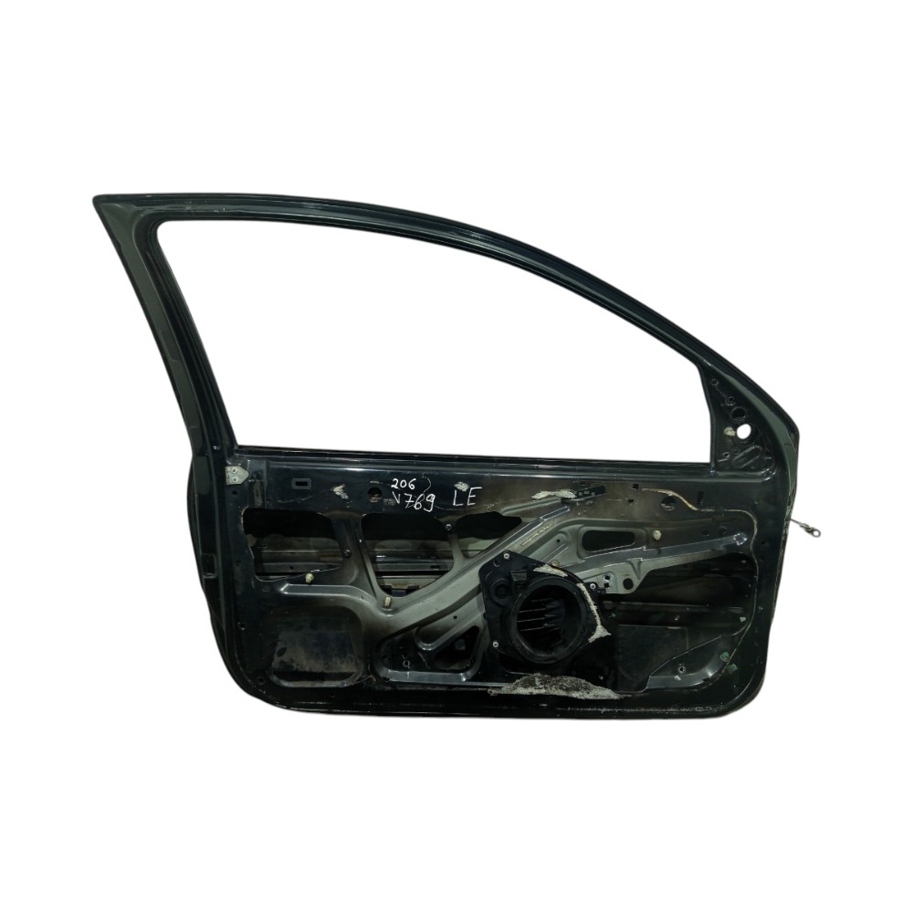 Porta Dianteira Esquerda Peugeot 206 Rallye 2p 2001 A 2007 Dianteira Esquerdo Preto 6