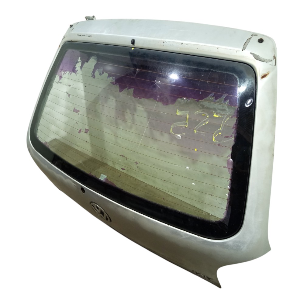 Tampa Traseira Porta Malas C/detalhes Vw Gol G3 2000 A 2005 Prateado 5