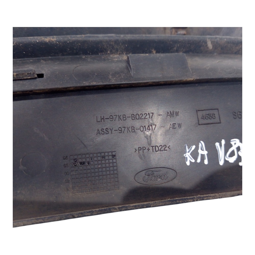 Grade Churrasqueira Parabrisa Esquerdo Ford Ka 1998 A 2004 Preto 4