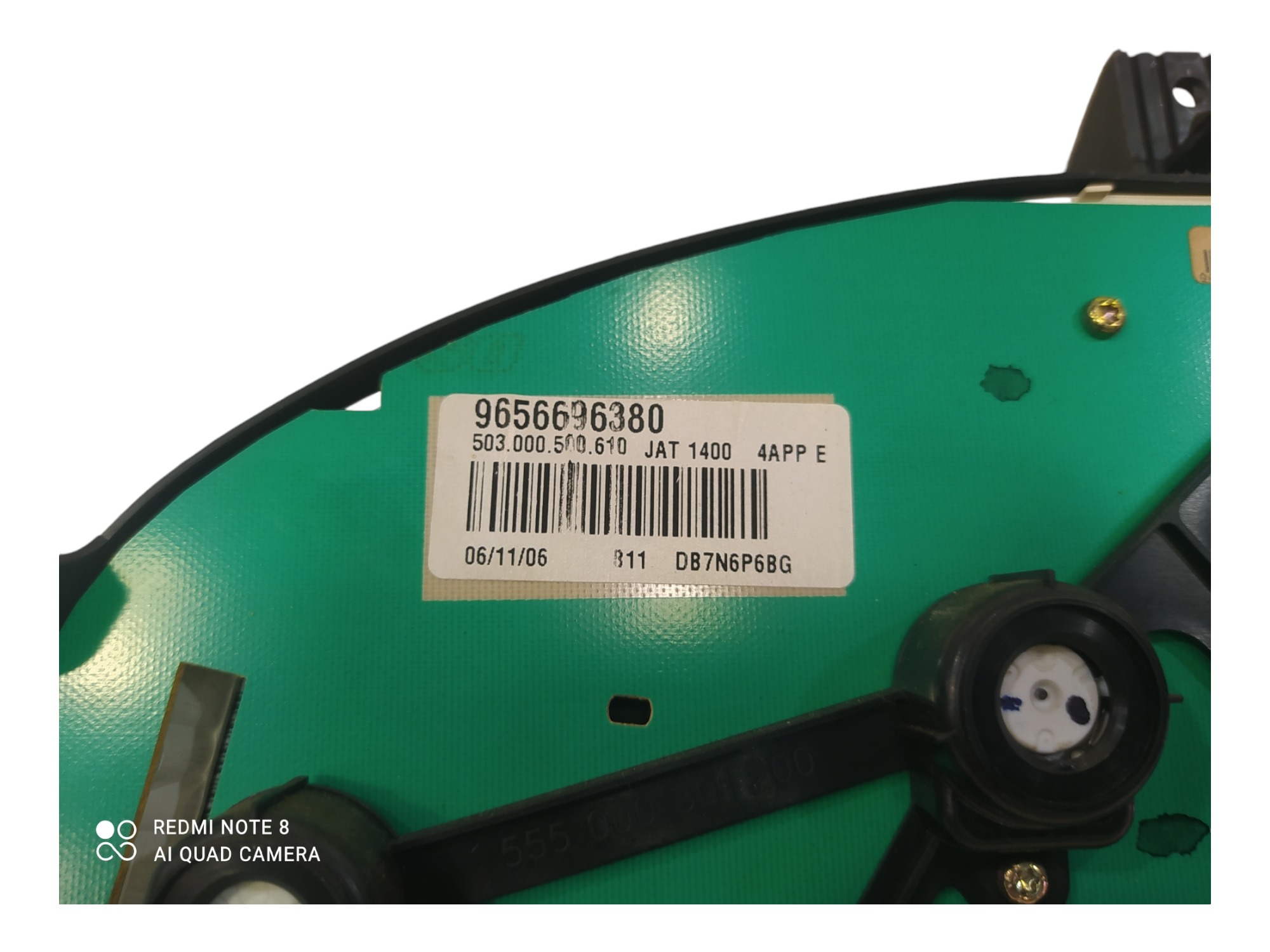 Painel Instrumentos Velocímetro Peugeot 206 1999 A 10 Avaria 9