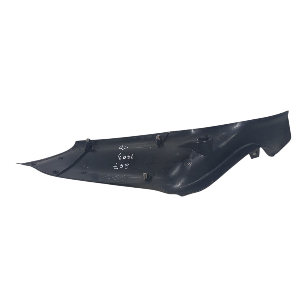 Acabamento Soleira Traseira Direita Peugeot 207 2009 9683618 Preto 4