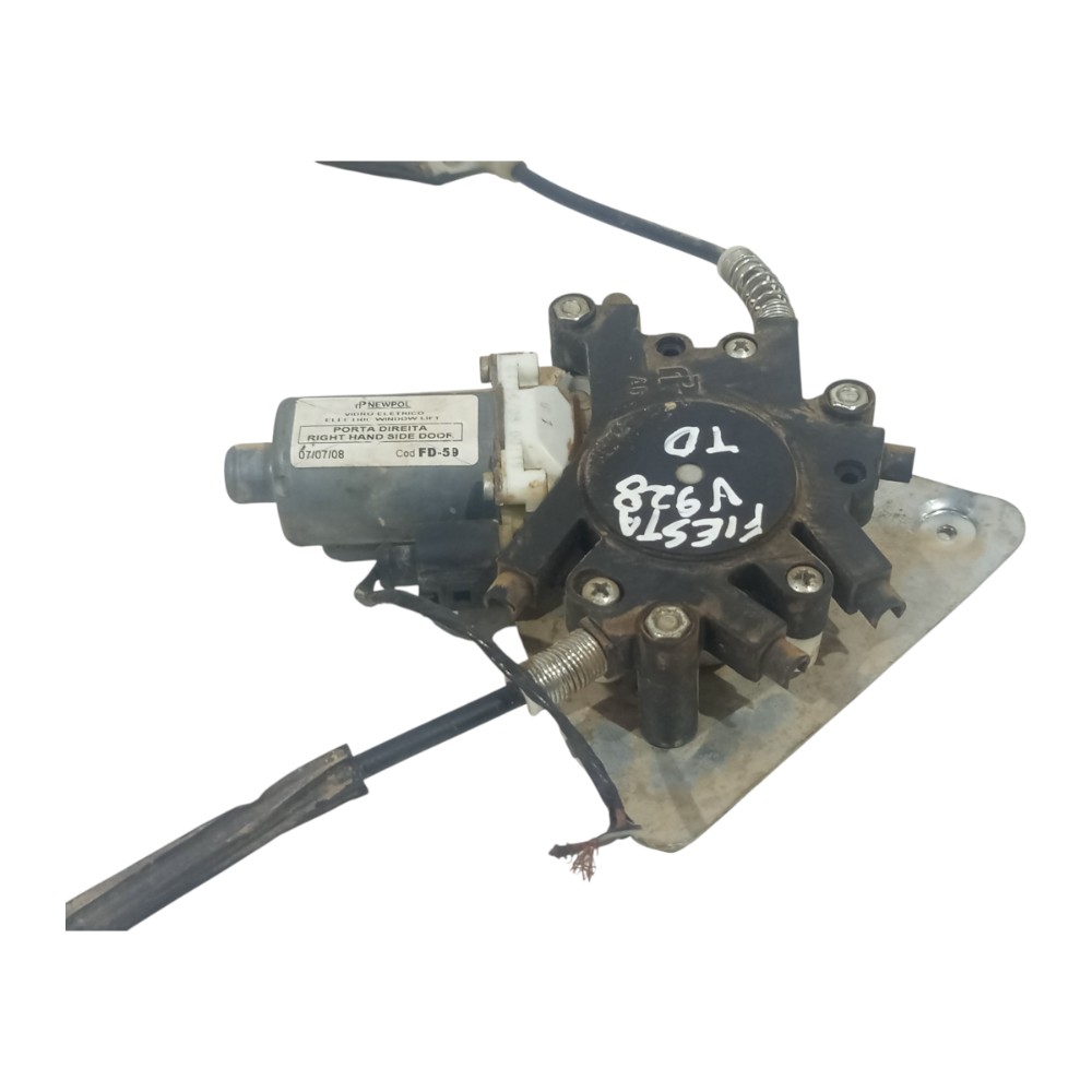 Maquina Vidro Elétrica Tras Direita Ford Fiesta 2000 A 2014 1