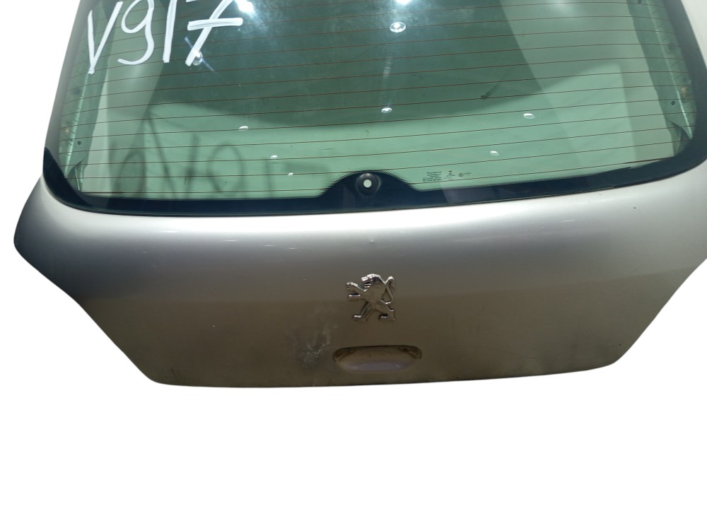 Tampa Traseira Prata Porta Malas Peugeot 307 2005 A 2011 Prateado 2