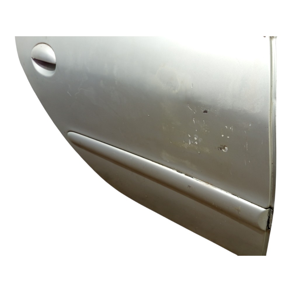 Porta Traseira Direita Peugeot 206 2001 2002 A 2010 Prata Traseira Direita Prateado 2