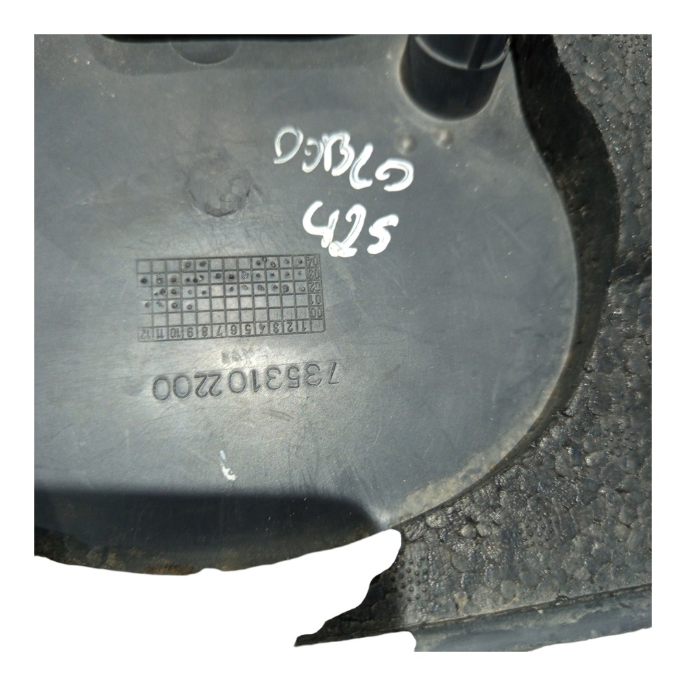 Moldura Inferior Coluna Direção Fiat Doblo 2002 2003 A 2009 8