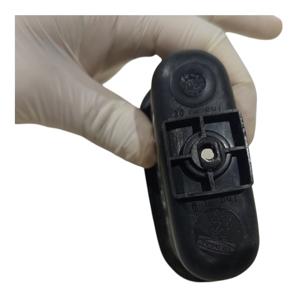 Puxador Porta Traseira Direita Peugeot 307 2001 2002 A 2012 Preto 6