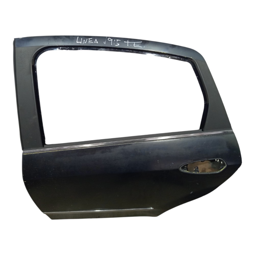 Porta Traseira Le C/detalhes Fiat Linea 2009 2010 A 2014 Traseira Esquerdo Preto 4